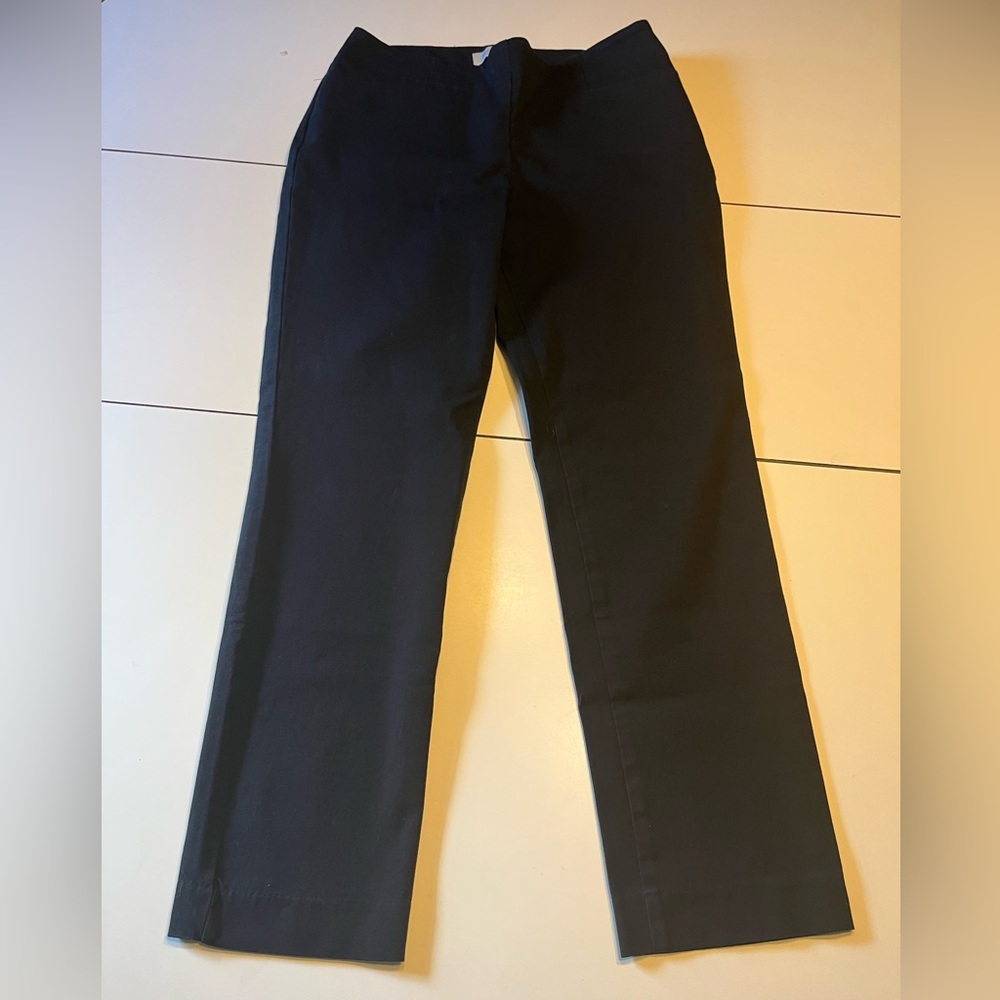 Talbots women’s 8P black trousers side zipper